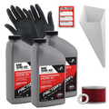 10W-40 3 Quart Oil Change Kit For Honda GL500, TRX400FA, TRX400FGA, VTR250