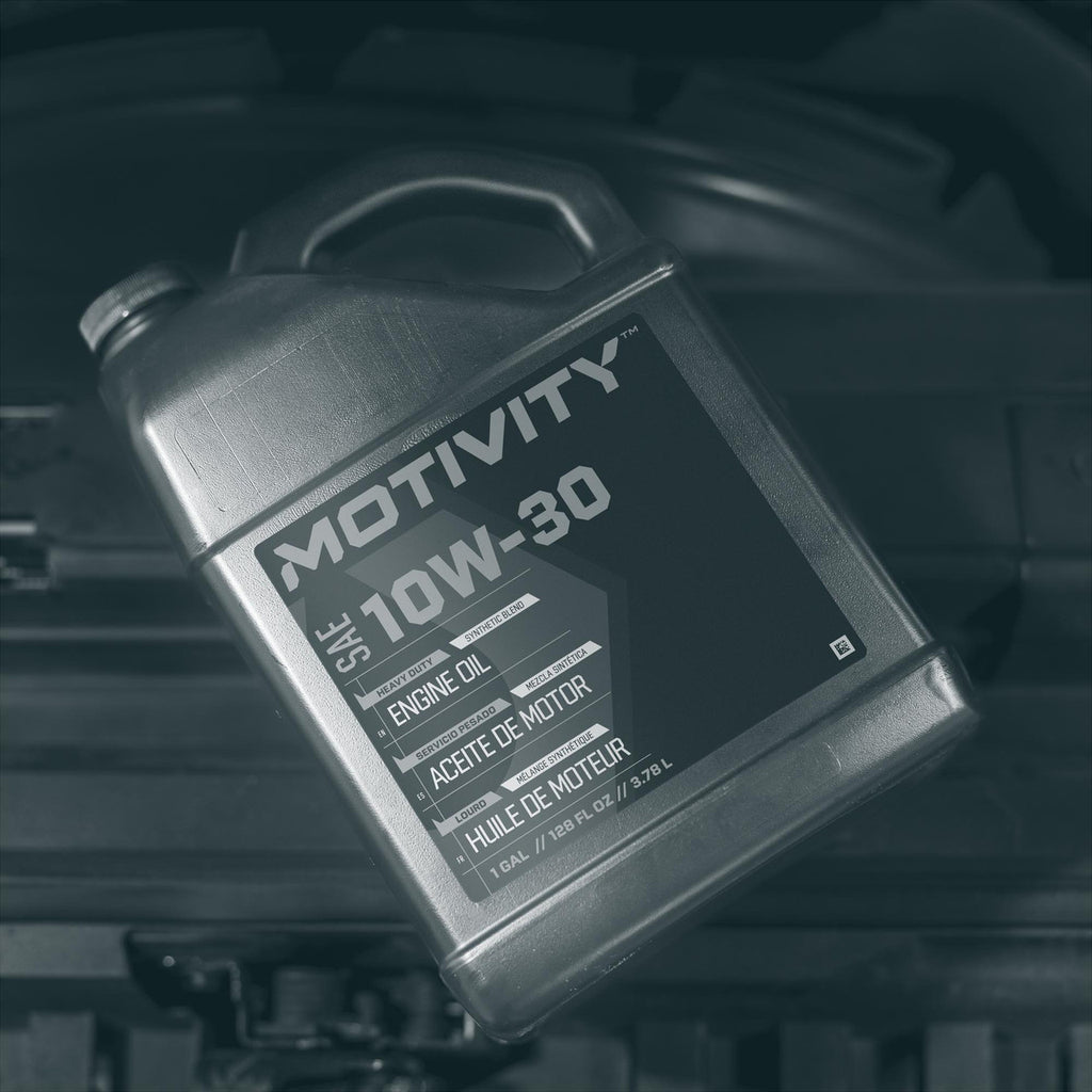 MOTIVITY Heavy Duty 10W-30 Engine Oil – Synthetic Blend, API CK-4, 4 Pack